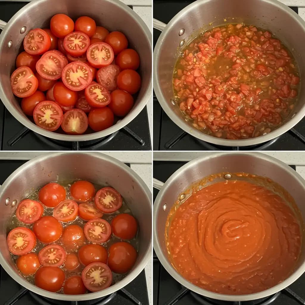 Receita de Molho de Tomate ao Sugo