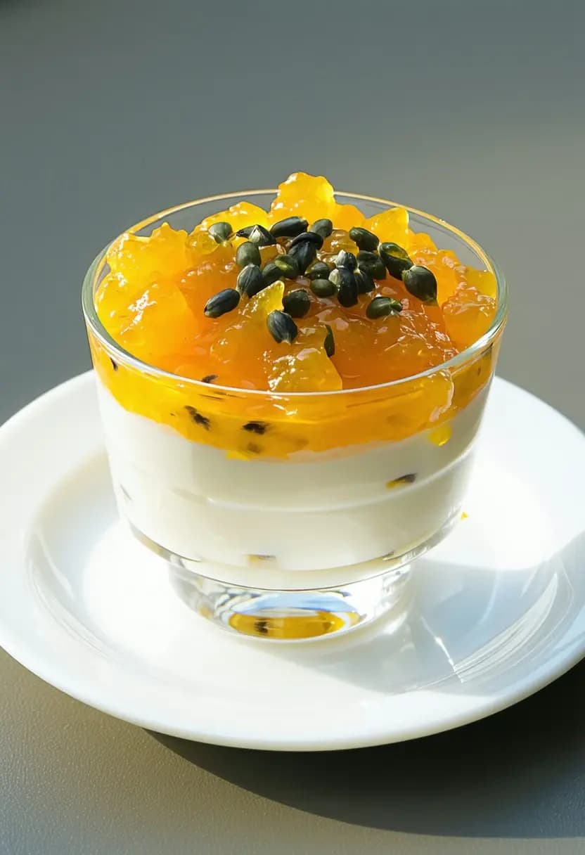 Receita de Mousse Cremosa de Maracujá
