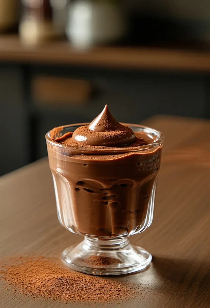 Receita de Mousse de Chocolate Clássico