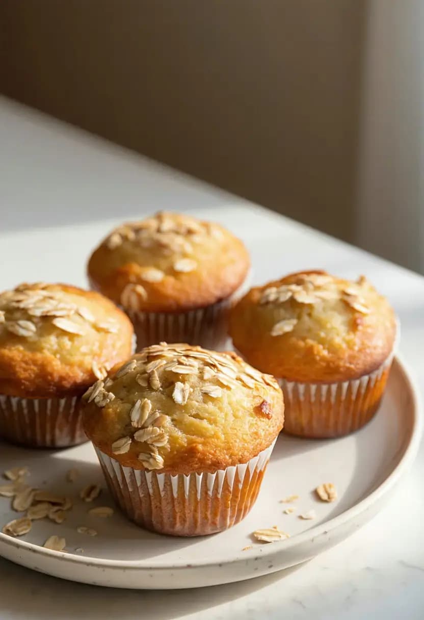 Receita de Muffin de Banana Fit