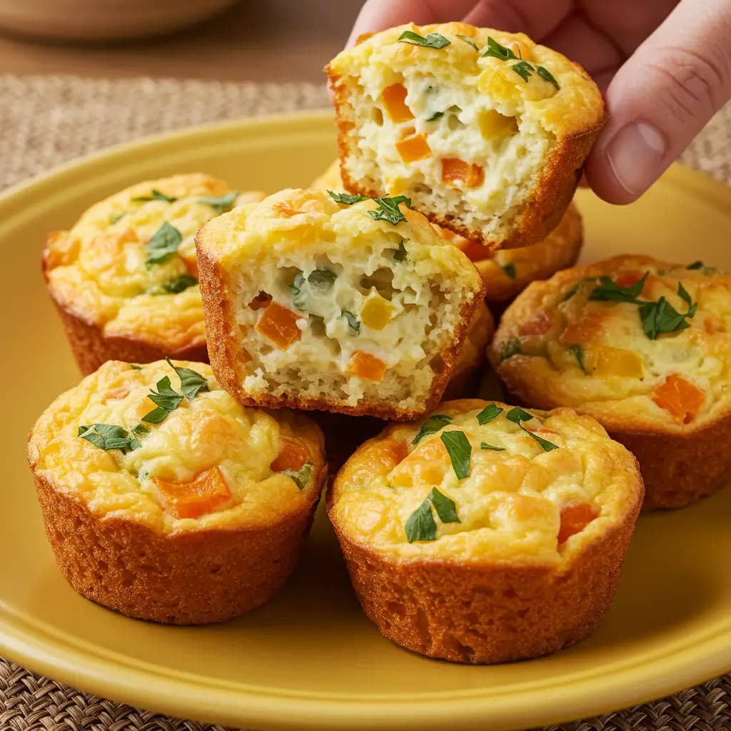 Receita de Muffin de Carne com Ovo