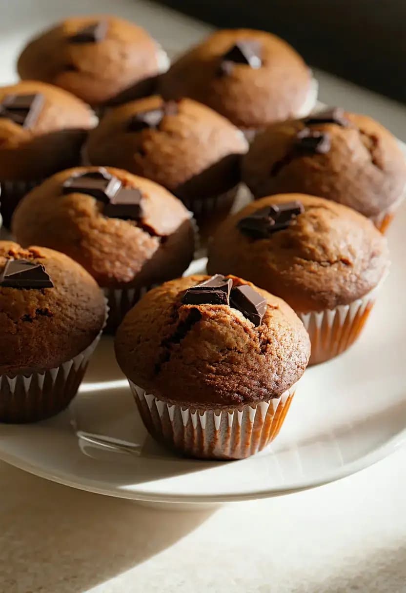 Receita de Muffin de Chocolate Fit