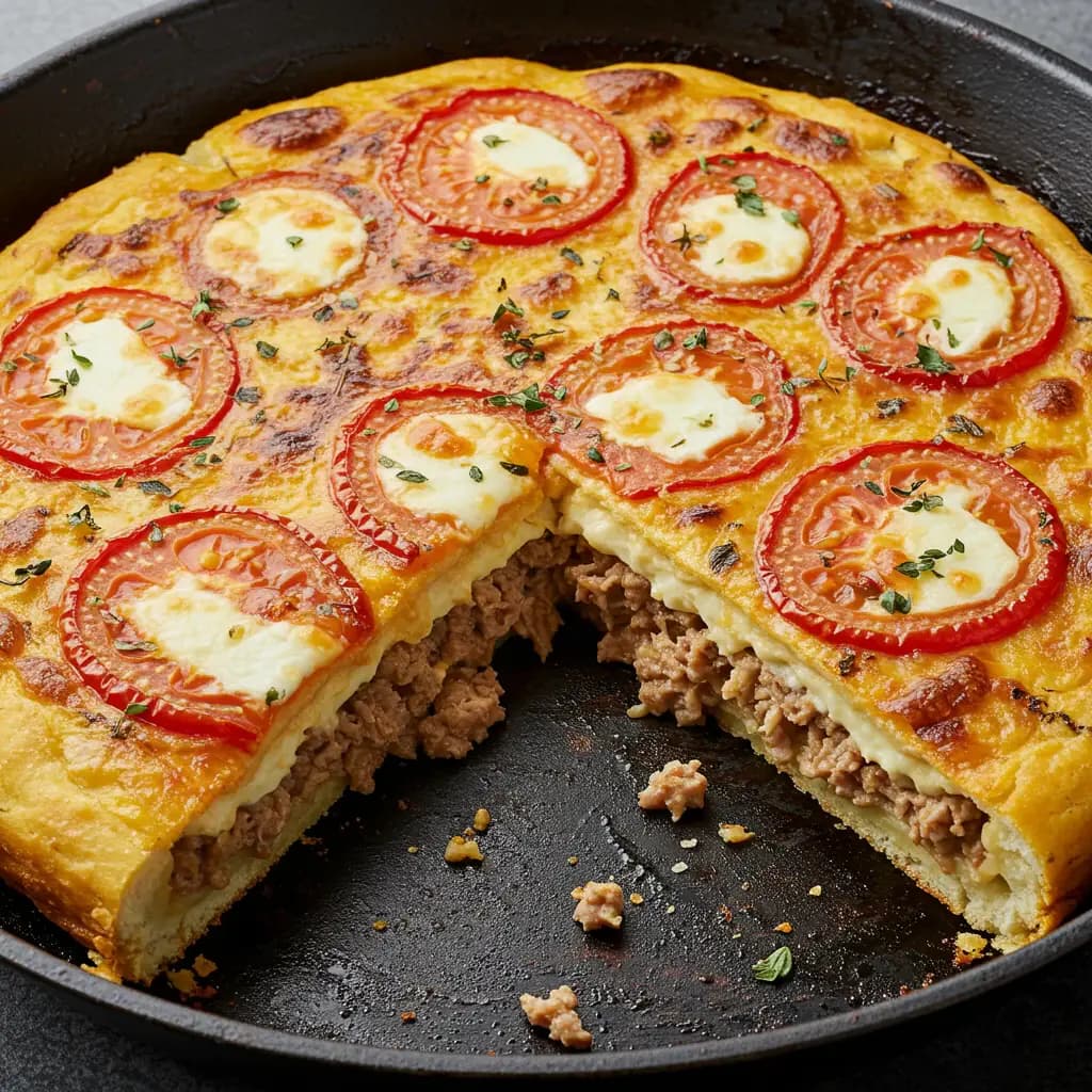 Receita de Omelete à Parmegiana