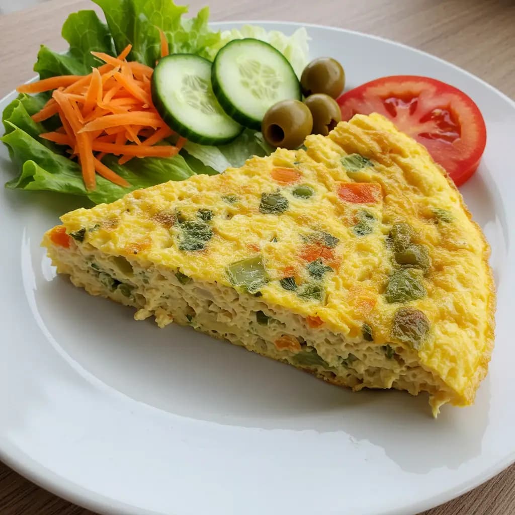 Receita de Omelete Assada