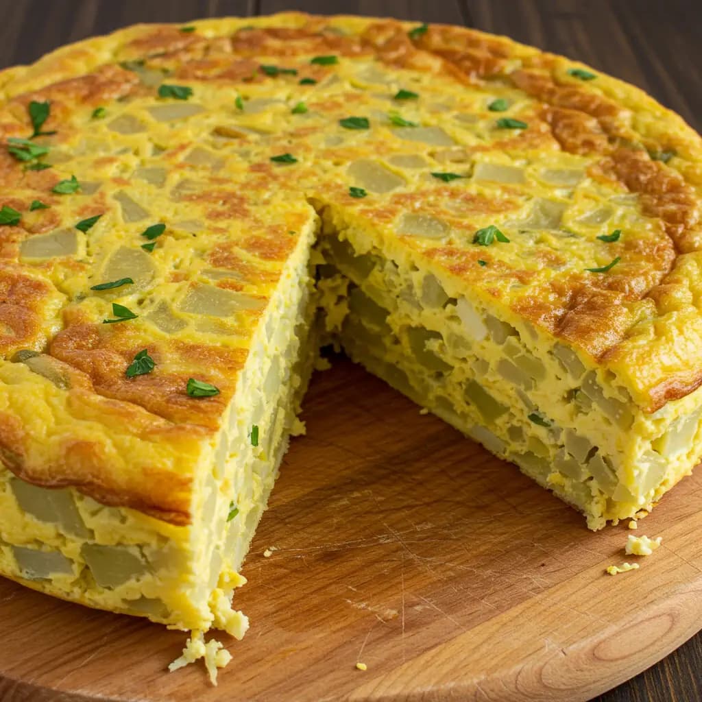 Receita de Omelete de Batata