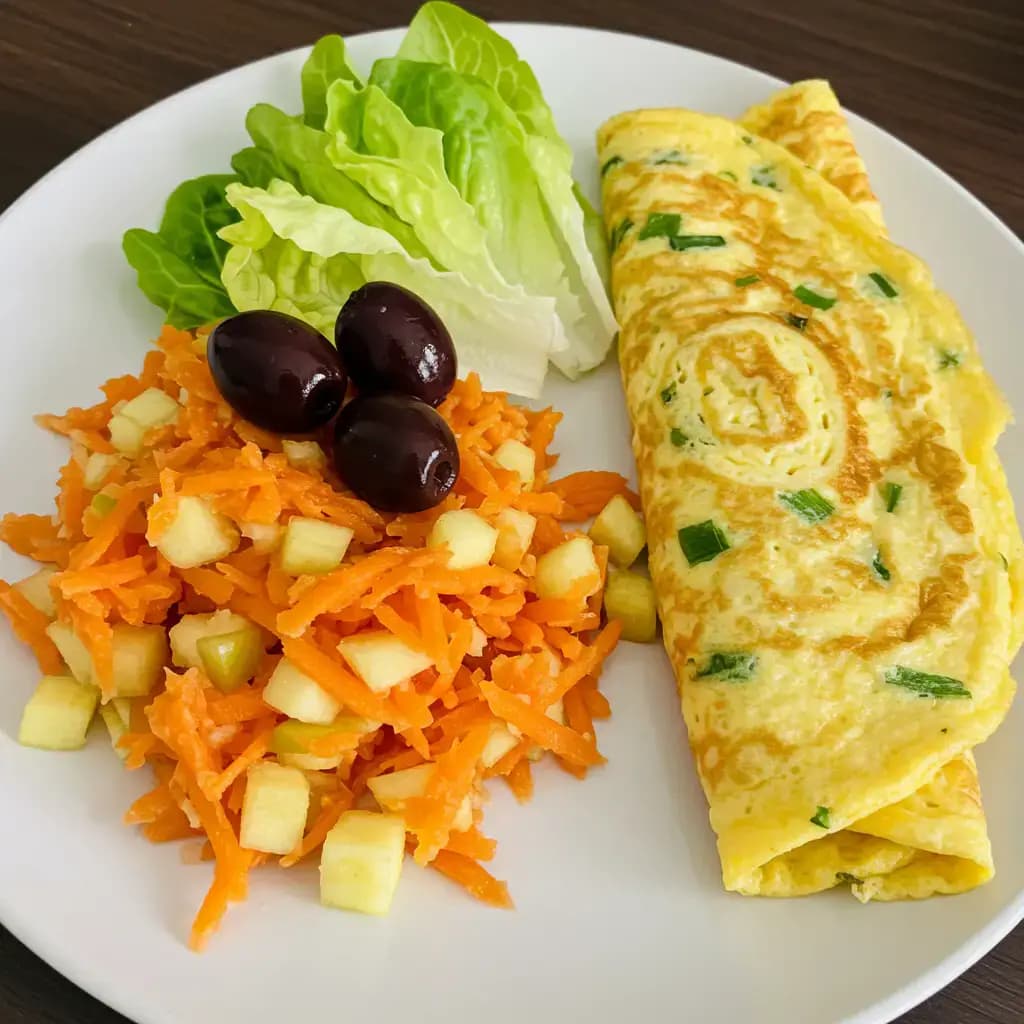 Receita de Omelete de Salsinha