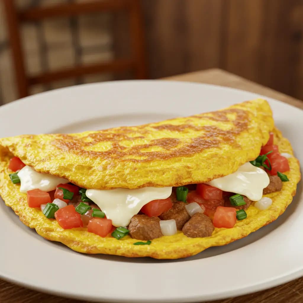 Receita de Omelete divino