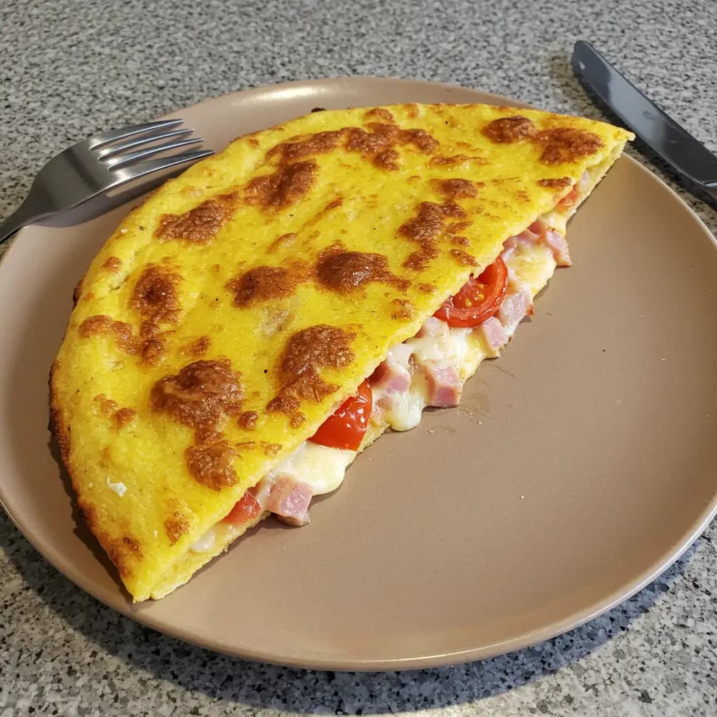 Receita de Omelete Recheada