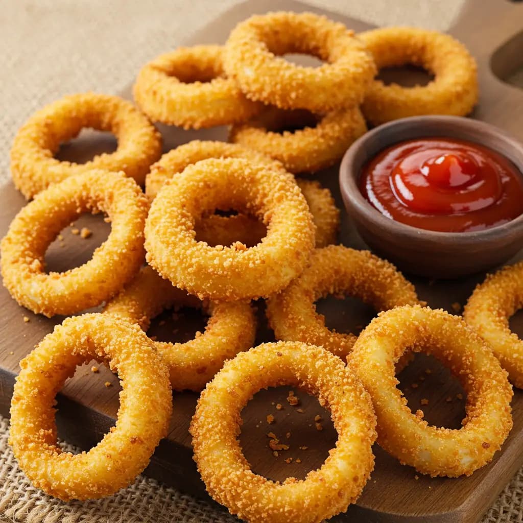 Receita de Onion Rings de Bar