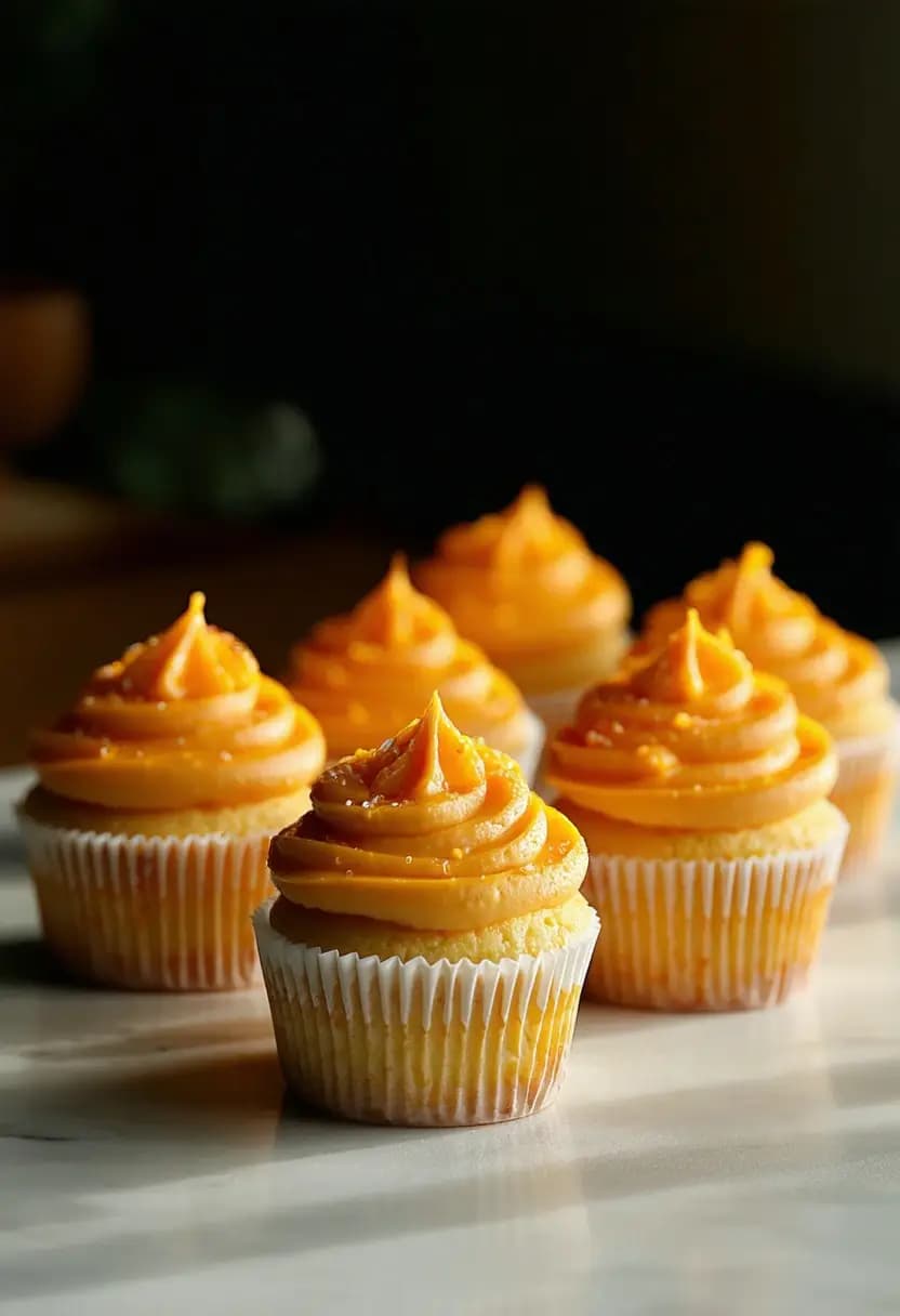 Receita de Cupcakes de Laranja