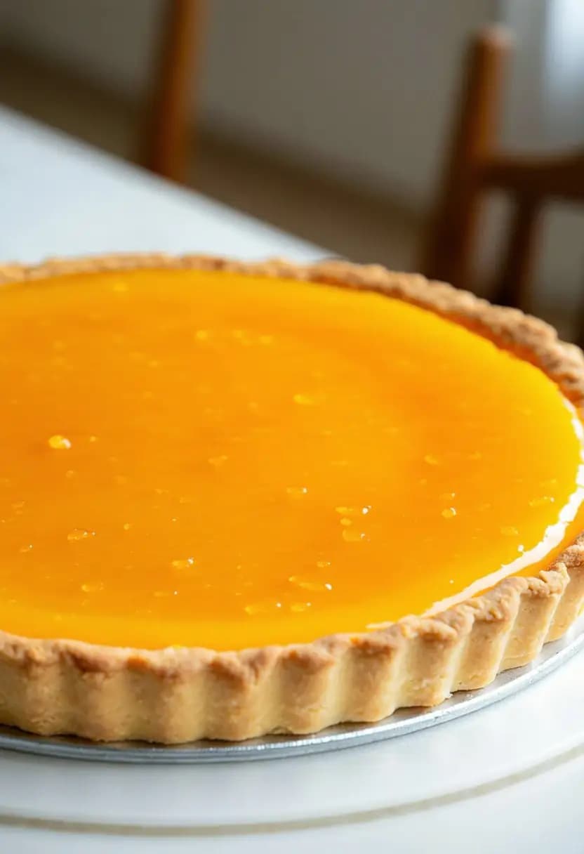 Receita de Torta de Curd de Laranja