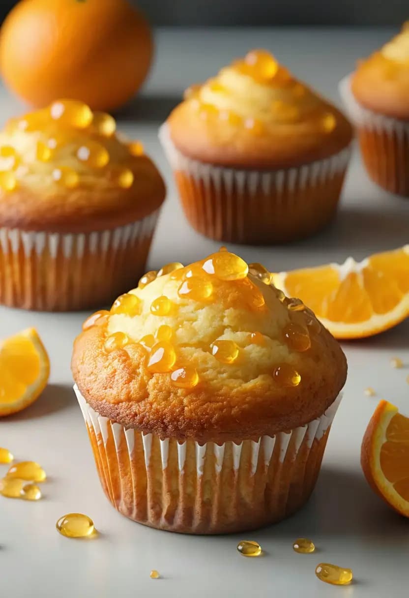 Receita de Muffins de Laranja