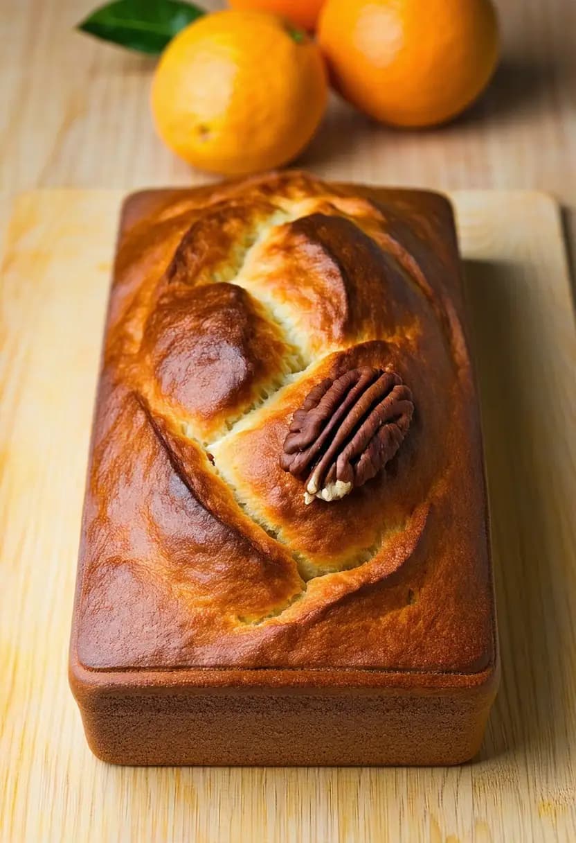 Receita de Pão de Laranja e Nozes Pecan