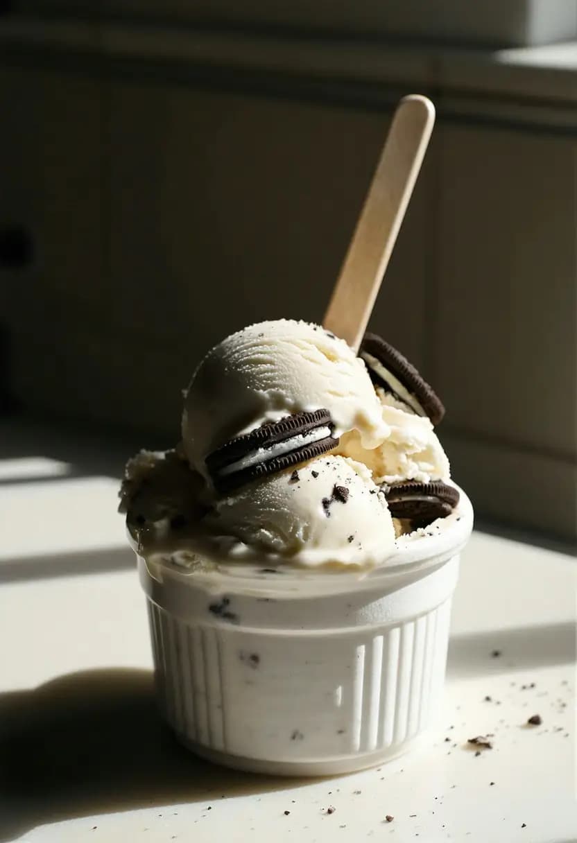 Receita de Sorvete de Oreo