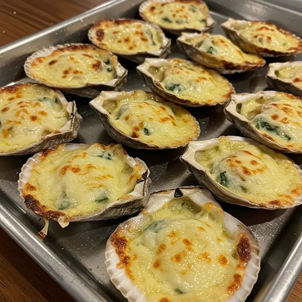 Receita de Ostras Gratinadas