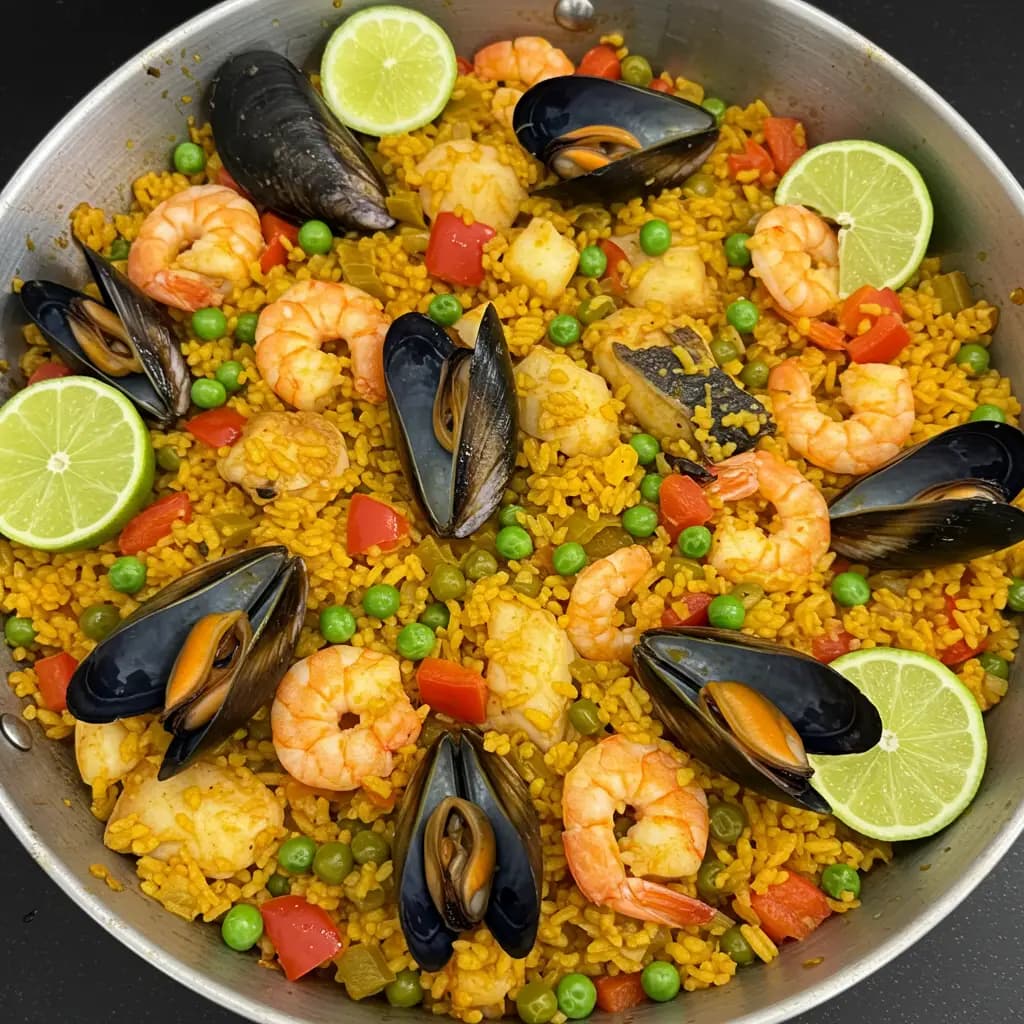 Receita de Paella de Elena
