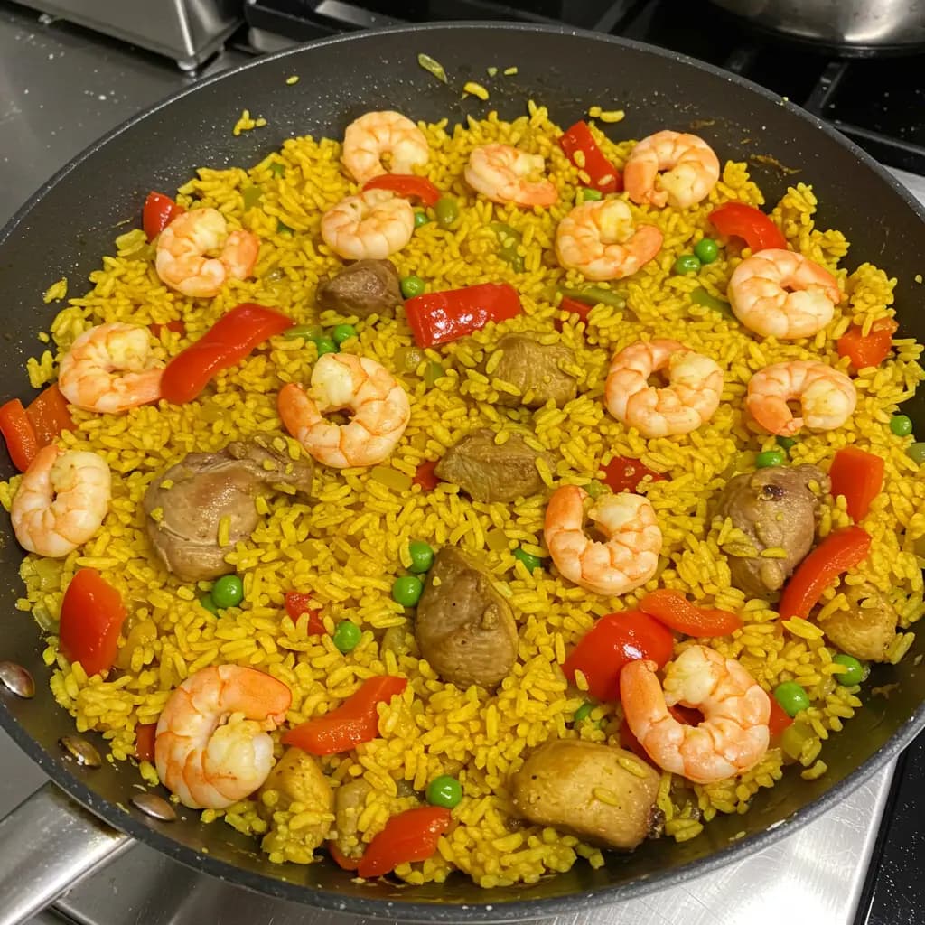 Receita de Paella Valenciana