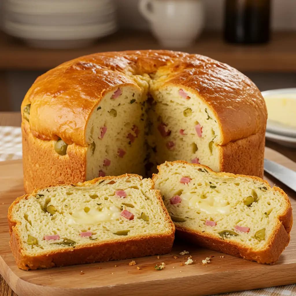 Receita de Panetone salgado