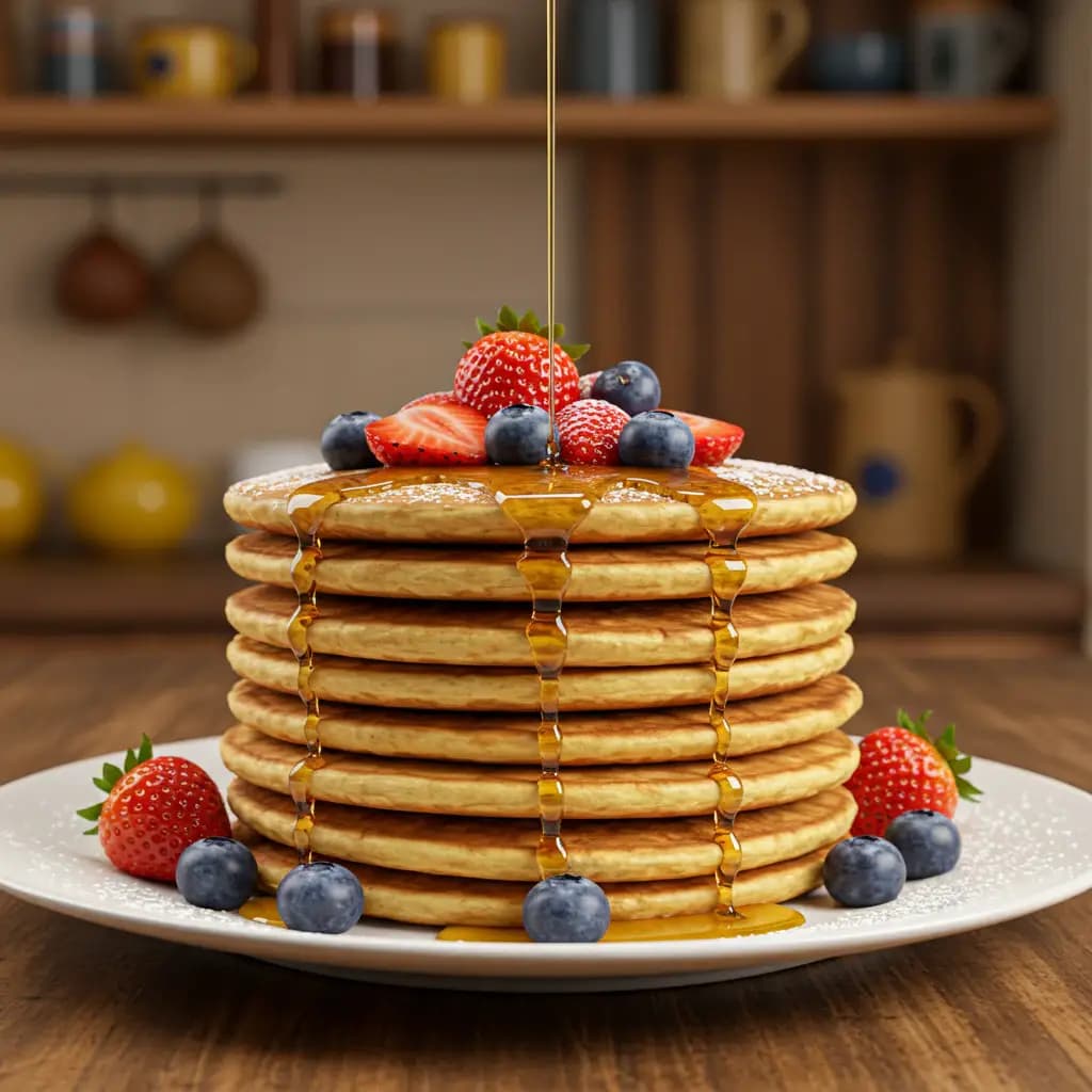 Receita de Panqueca americana doce