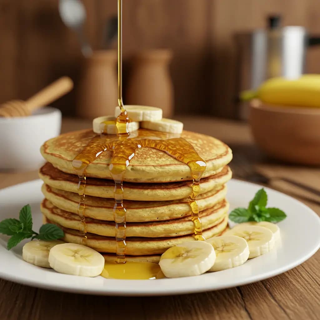 Receita de Panqueca de banana
