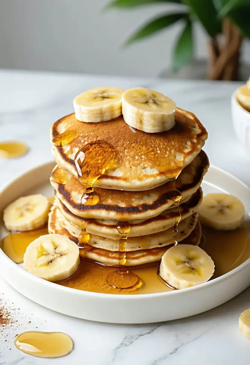 Receita de Panqueca de Banana sem Leite