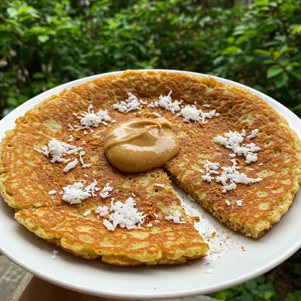 Receita de Panqueca de Coco Fit