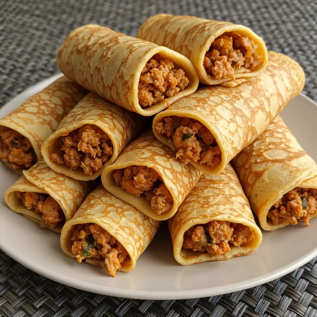 Receita de Panqueca Recheada