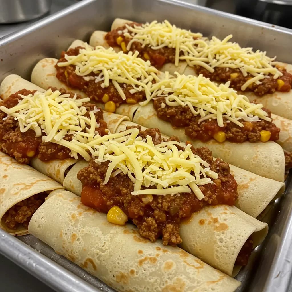 Receita de Panquecas à Bolonhesa