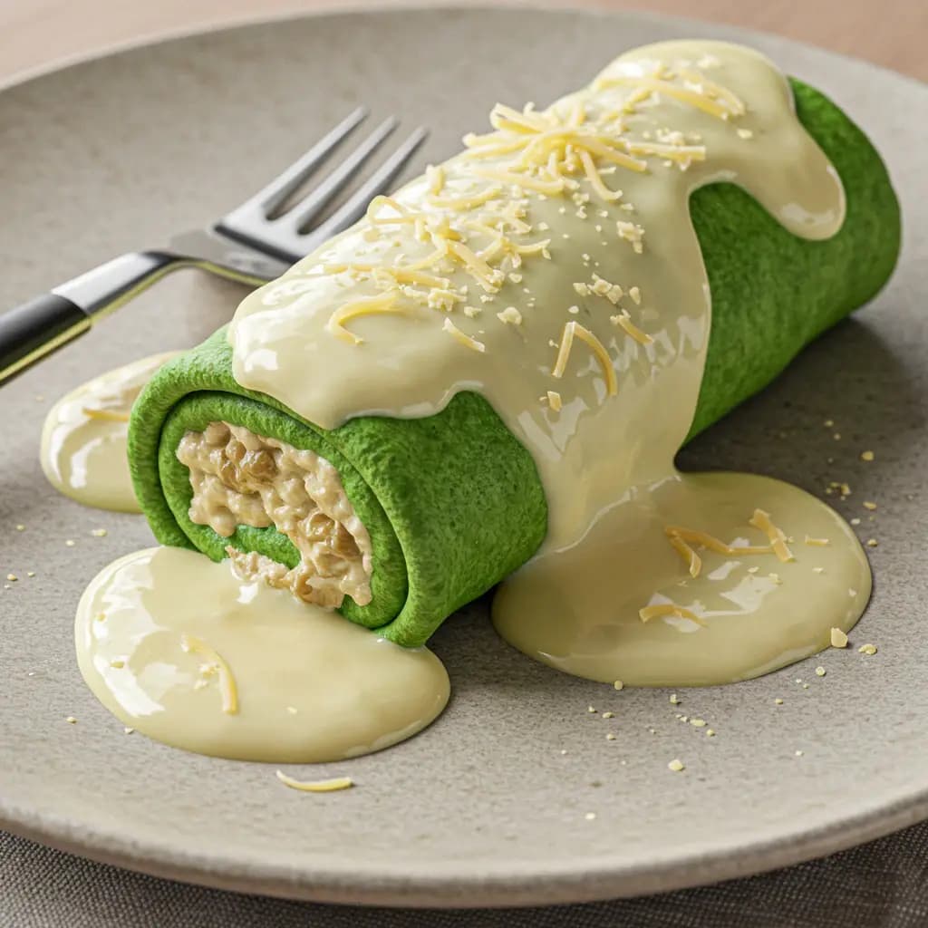 Receita de Panquecas de Espinafre
