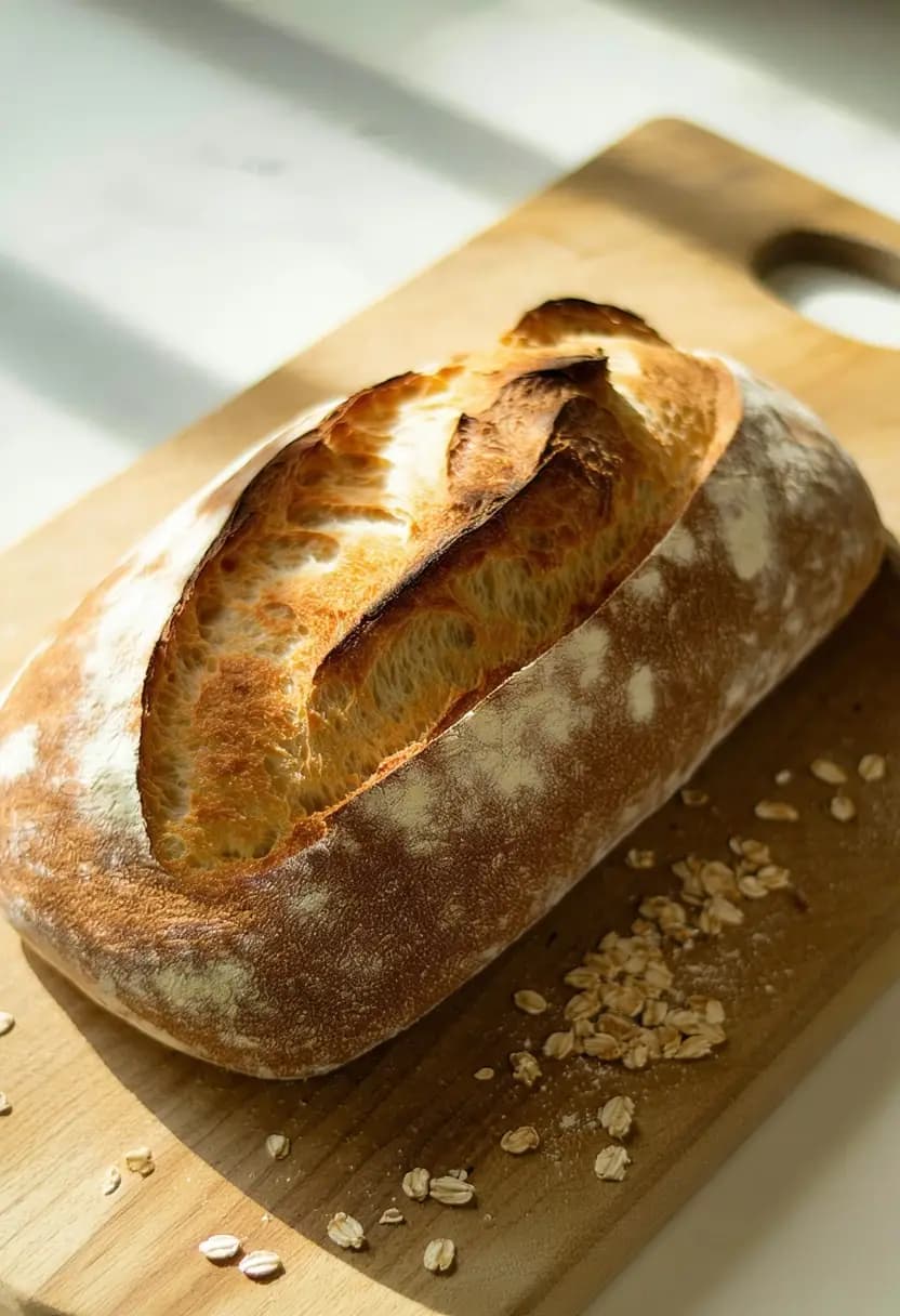Receita de Pão Batido de Aveia