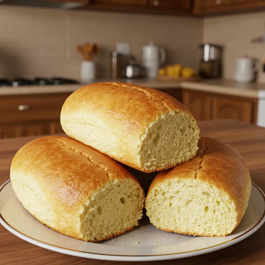 Receita de Pão caseiro de leite