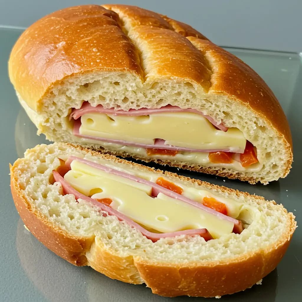 Receita de Pão Caseiro Recheado