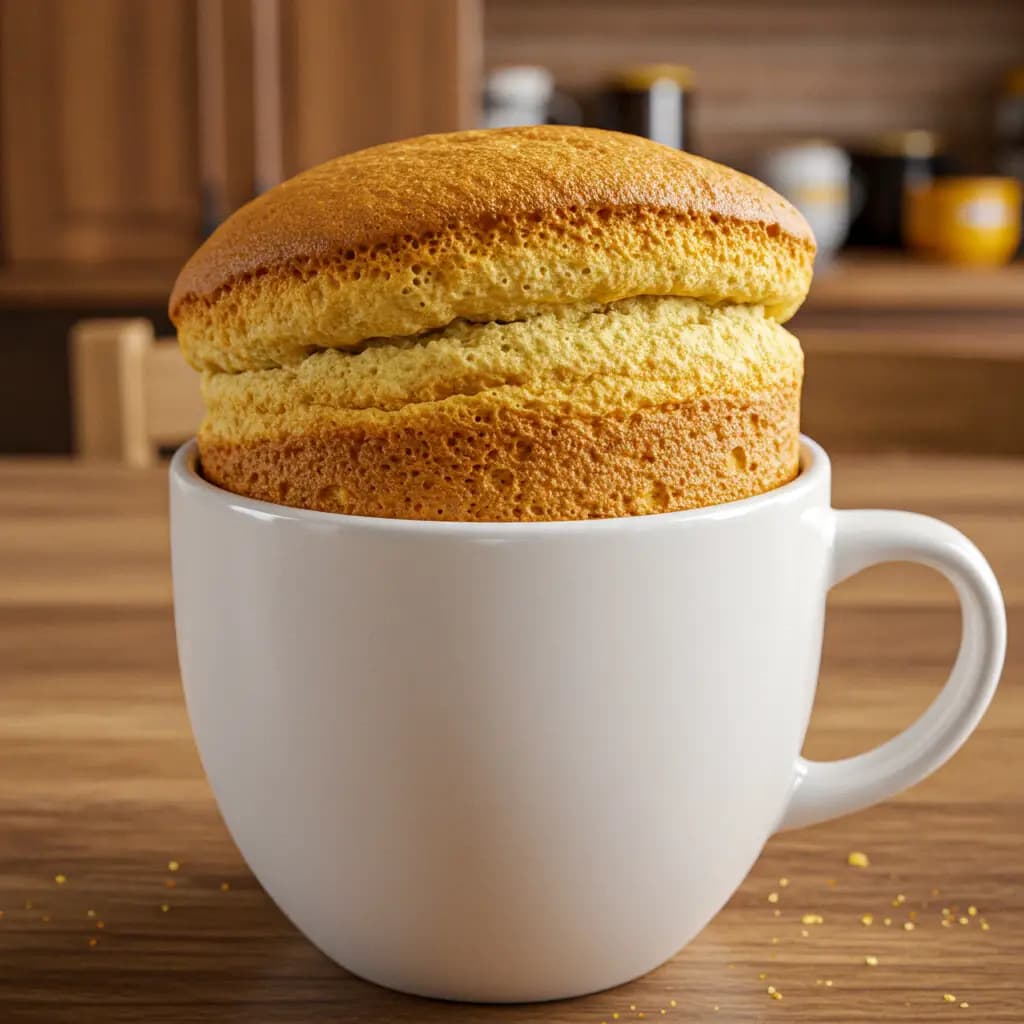 Receita de Pão de micro-ondas