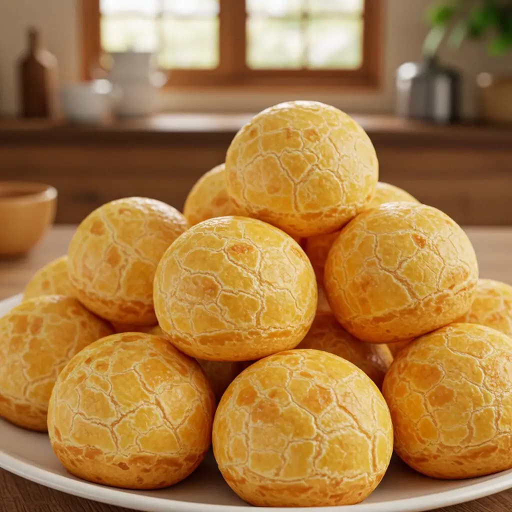 Receita de Pão de queijo saboroso