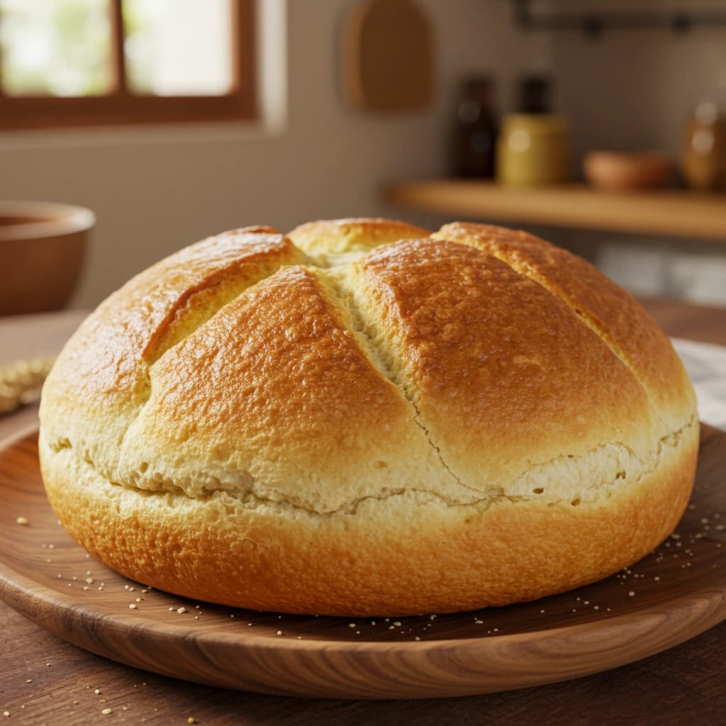 Receita de Pão sem leite e sem ovo