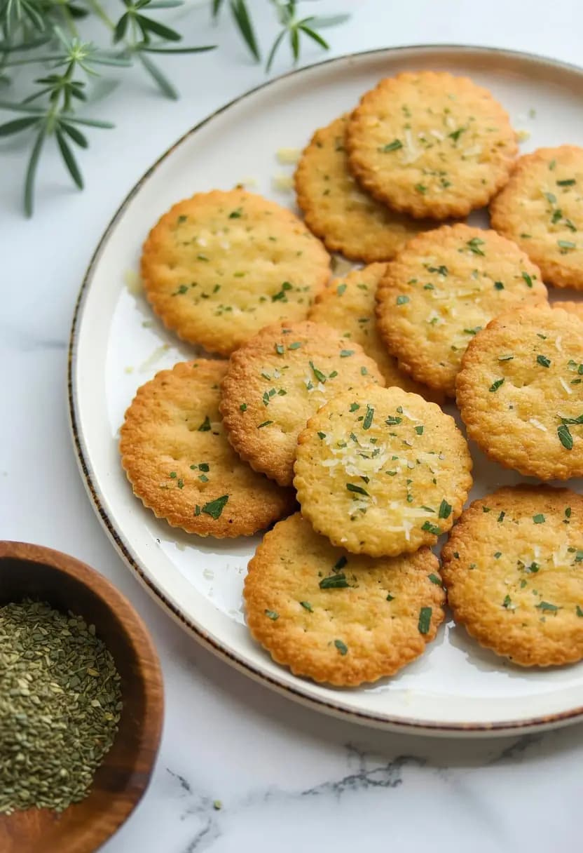 Receita de Biscoitos de Parmesão e Ervas