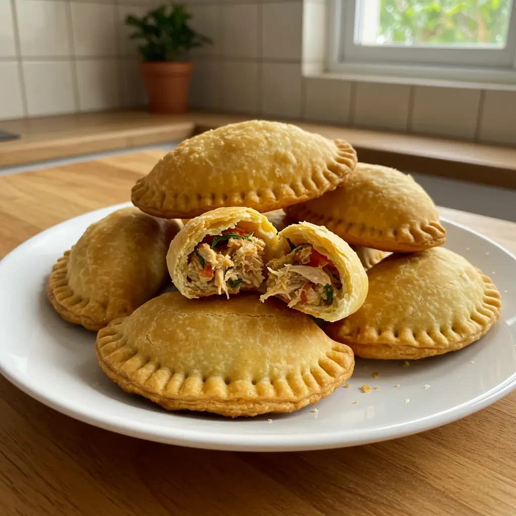 Receita de Pastel Assado de Frango