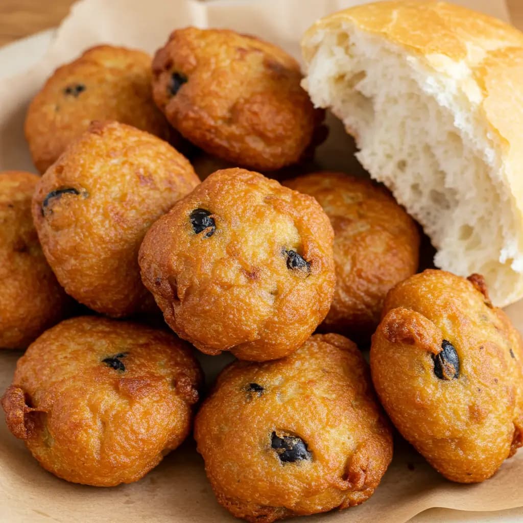 Receita de Pataniscas de Bacalhau