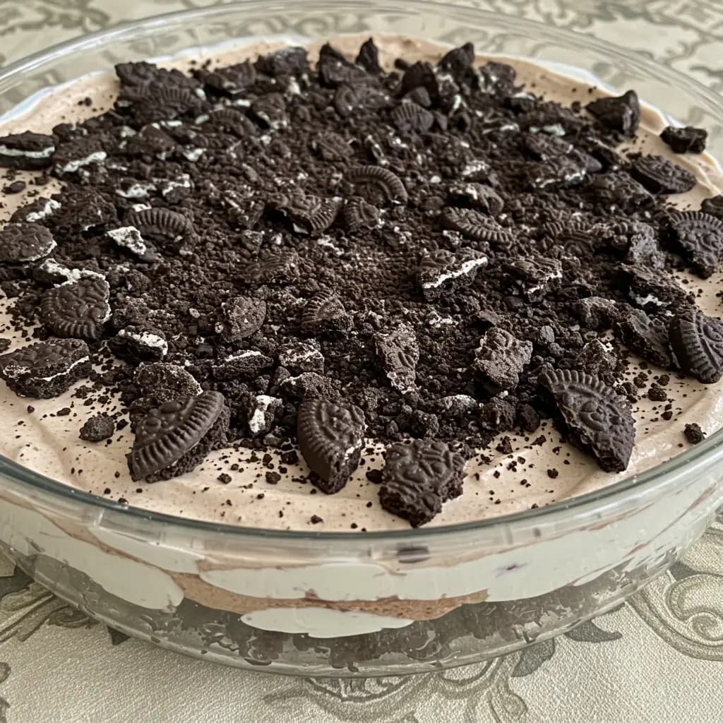 Receita de Pavê de Biscoito Oreo