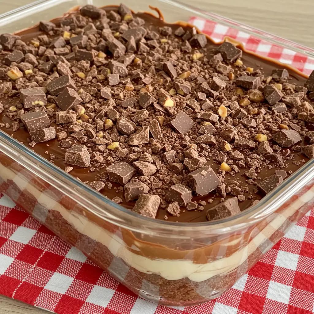 Receita de Pavê de Bombom da Elena