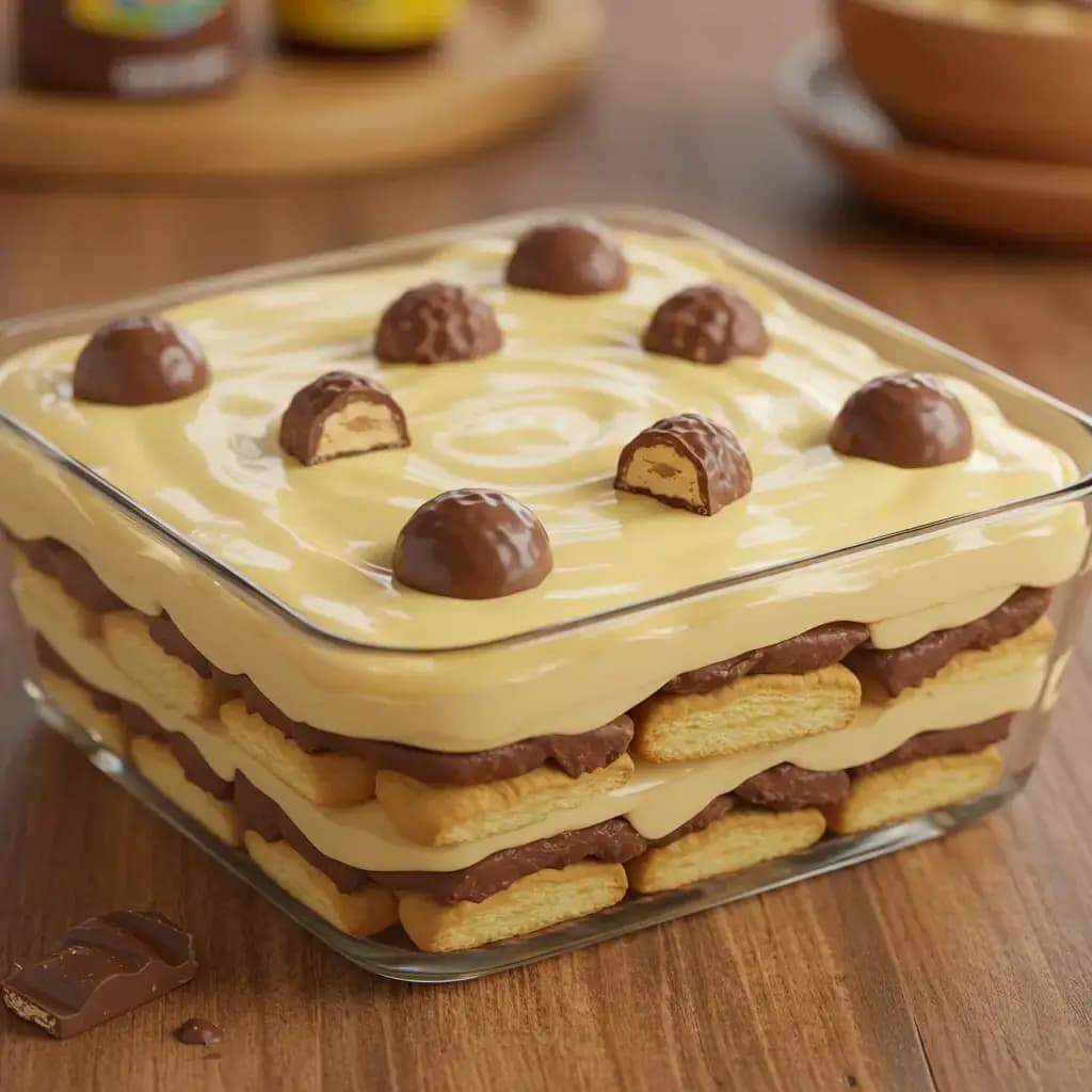 Receita de Pavê de Bombom da Pri
