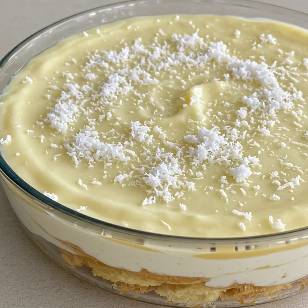 Receita de Pavê de Coco Cremoso
