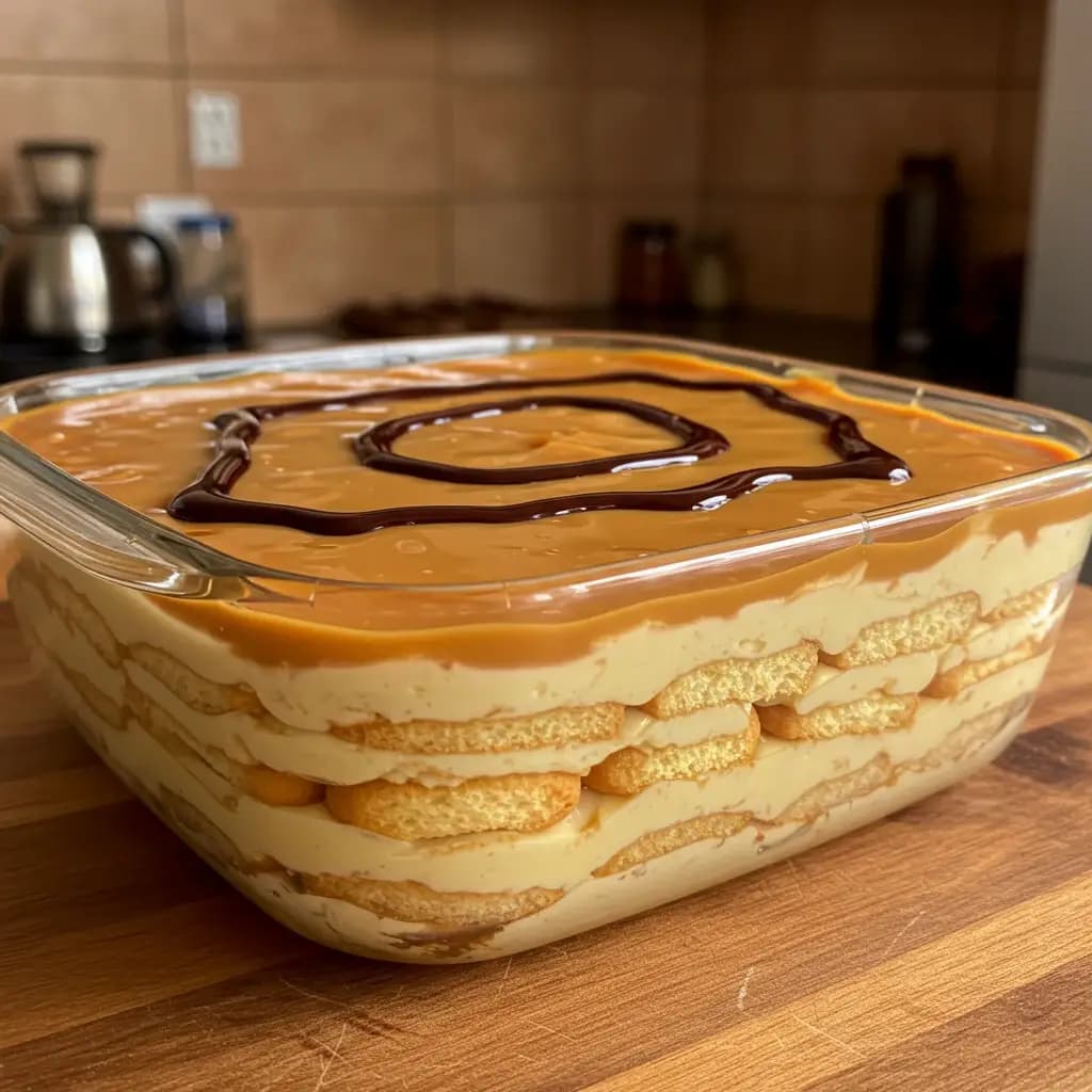 Receita de Pavê de doce de leite