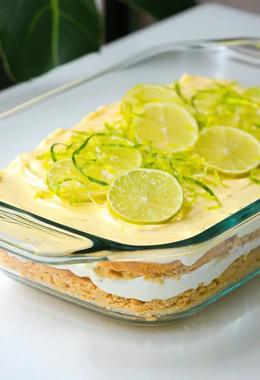 Receita de Pavê de Limão 