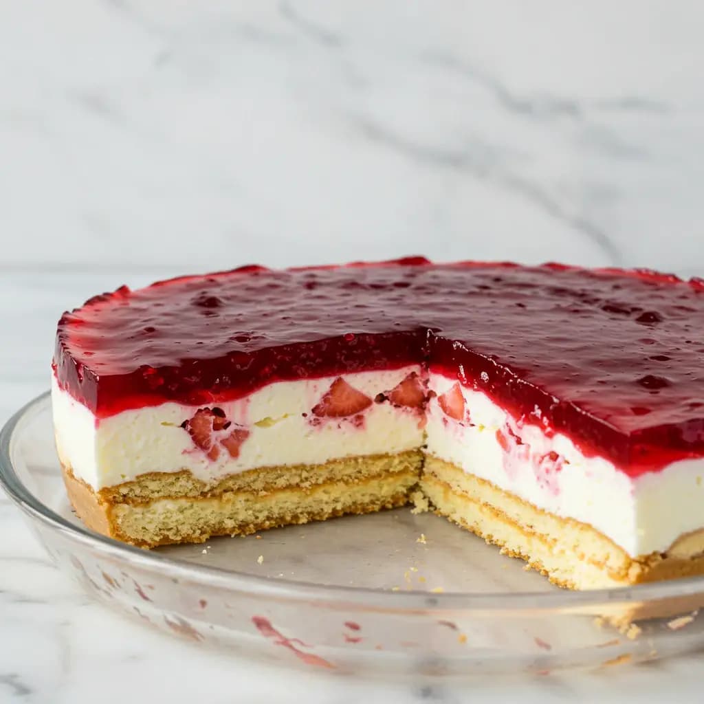 Receita de Pavê de morango