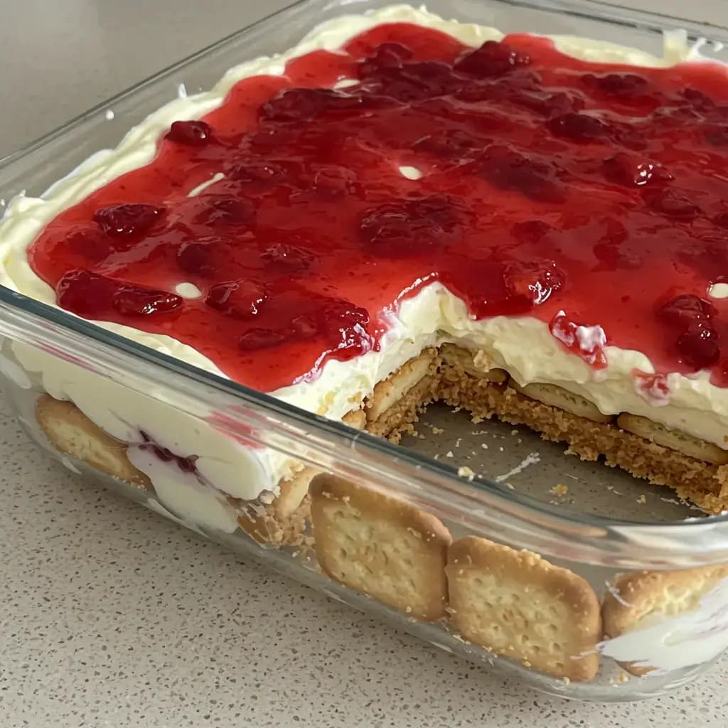 Receita de Pavê de Morango Cremoso