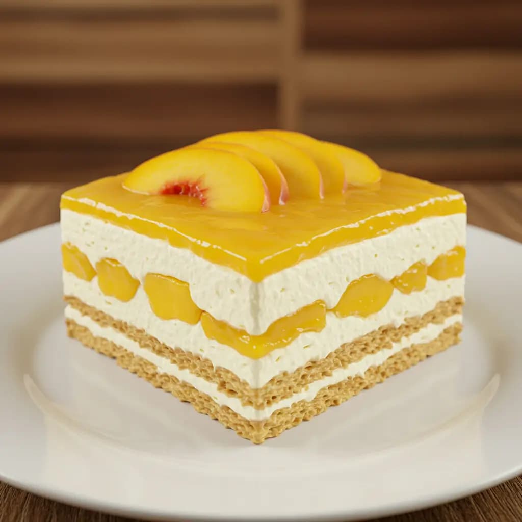 Receita de Pavê de pêssego