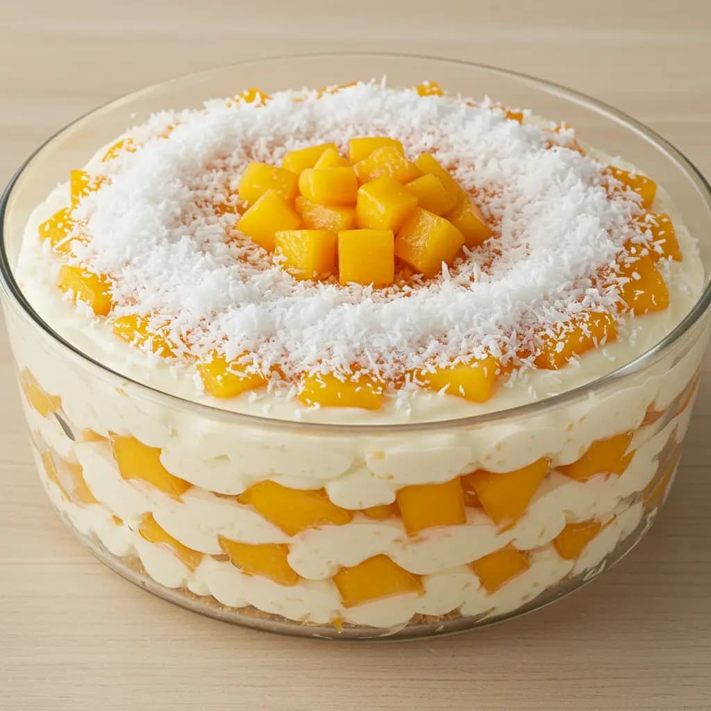 Receita de Pavê de Pêssego