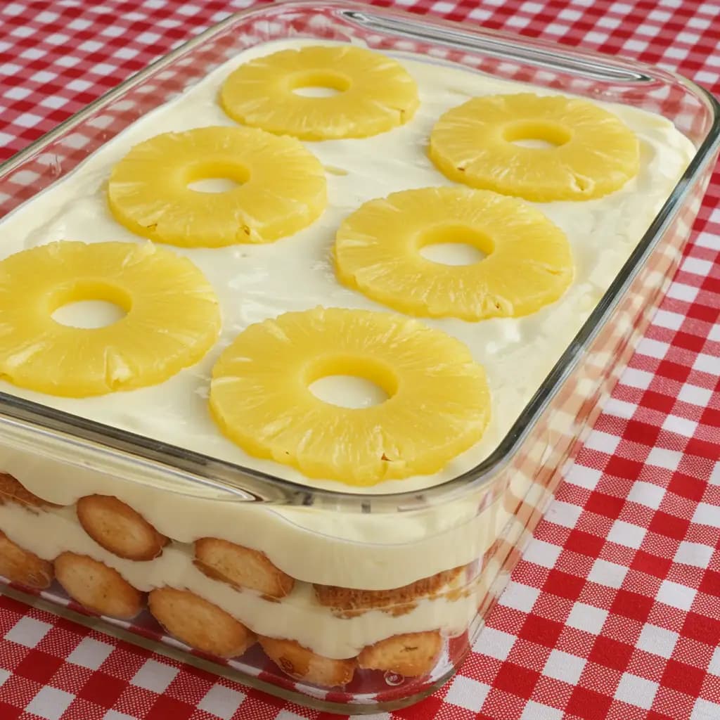 Receita de Pavê Prático de Abacaxi