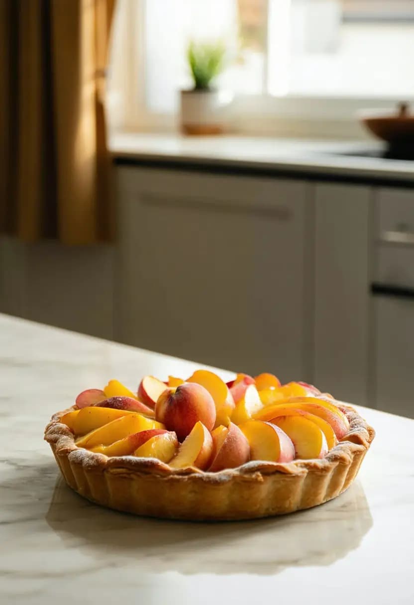 Receita de Torta de Pêssego